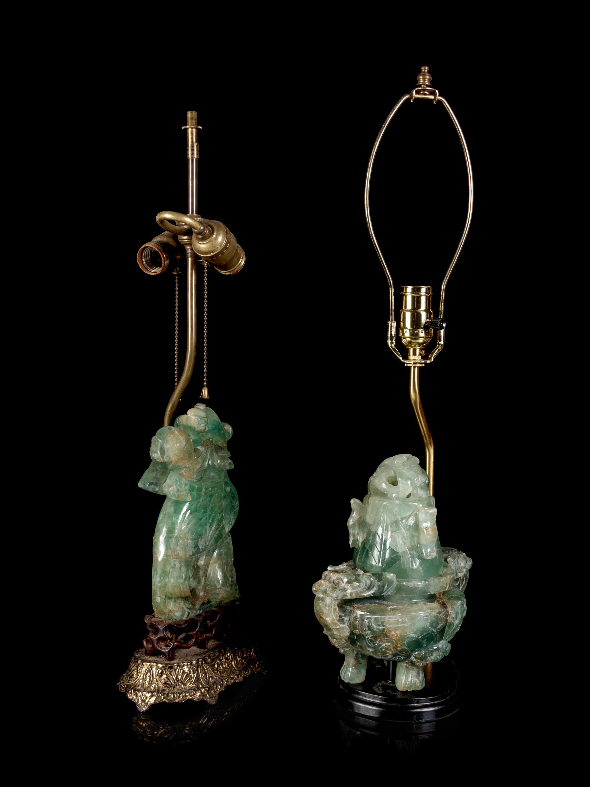 Two Chinese Green Tourmaline Articles