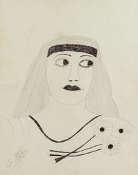 Lee Godie, (American, 1908-1994), Untitled