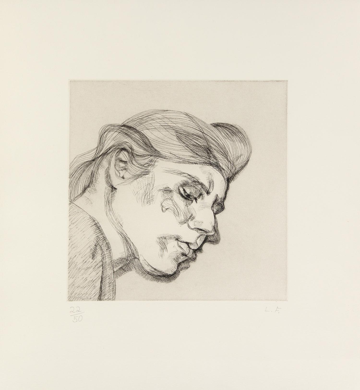 Lucian Freud, (British, 1922-2011), Ib, 1984