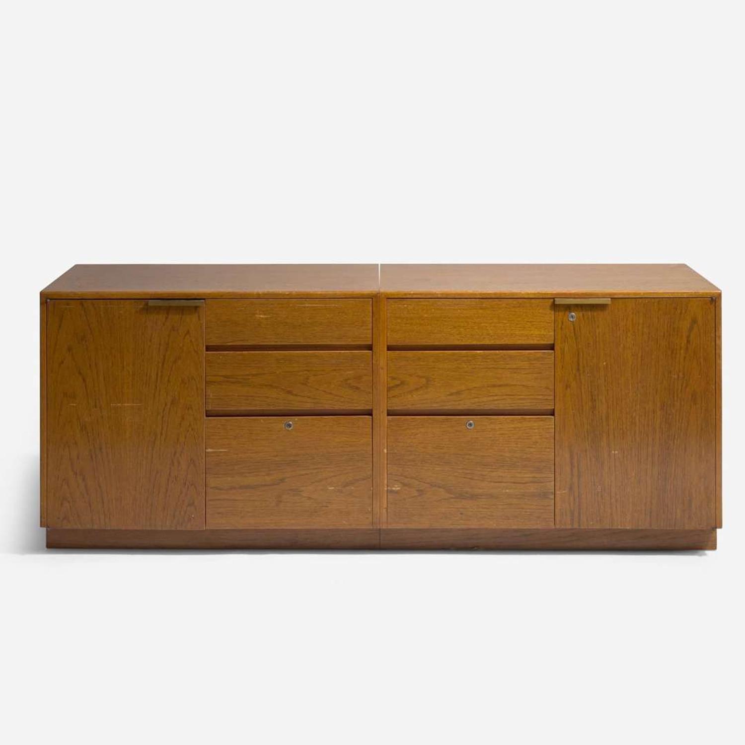 Vladimir Kagan (American, 1927-2016) Oak Credenza, USA, circa 1980