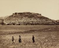 Félix Bonfils (1831-1885) Bethulie (Sanour) - general view; and Djissar-el-Kardeli, sur le Litani