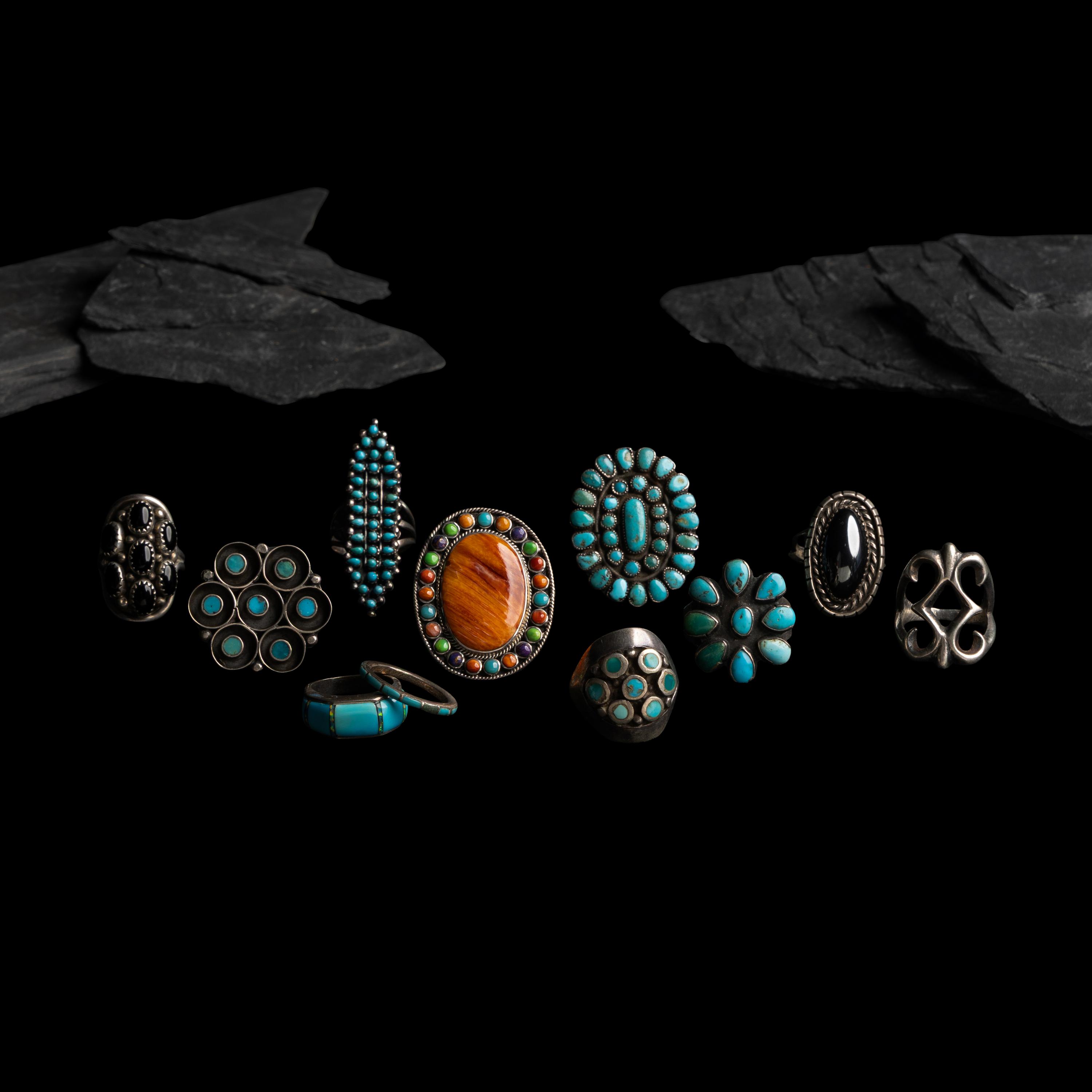 Navajo and Zuni Rings