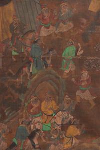 A Mongolian Silk Wallpaper Panel