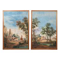 Two French Allegorical Panels