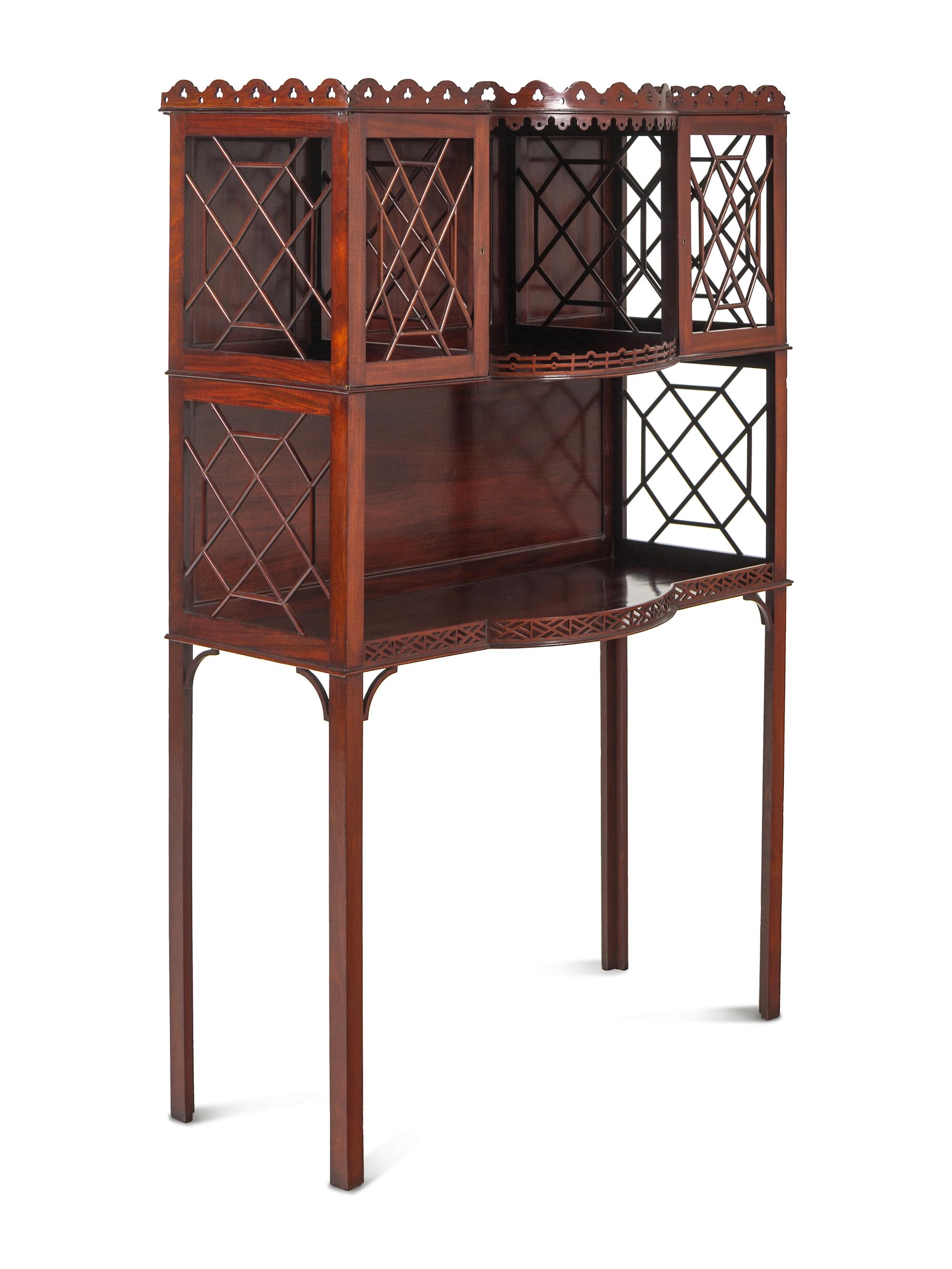 A George III Mahogany Cabinet
