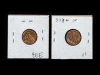Two 1925-D Indian Head $2.50 Gold Coins