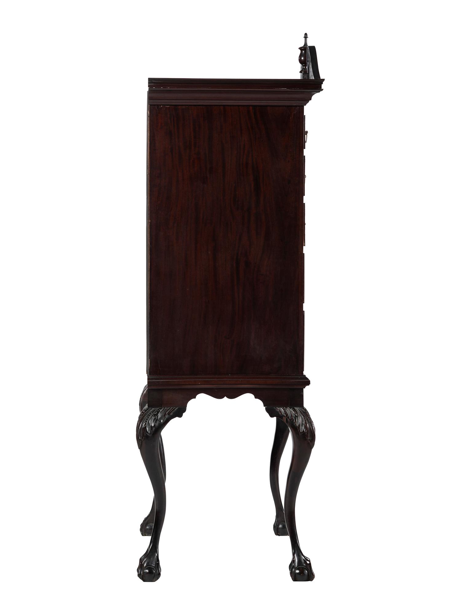 A Chippendale Style Mahogany High Chest