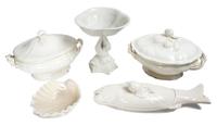 A Collection of Continental Faience Porcelain Height of first 11 inches. — 20TH CENTURY