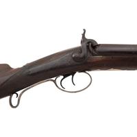 Silver Mounted English 10 Bore Percussion Shotgun