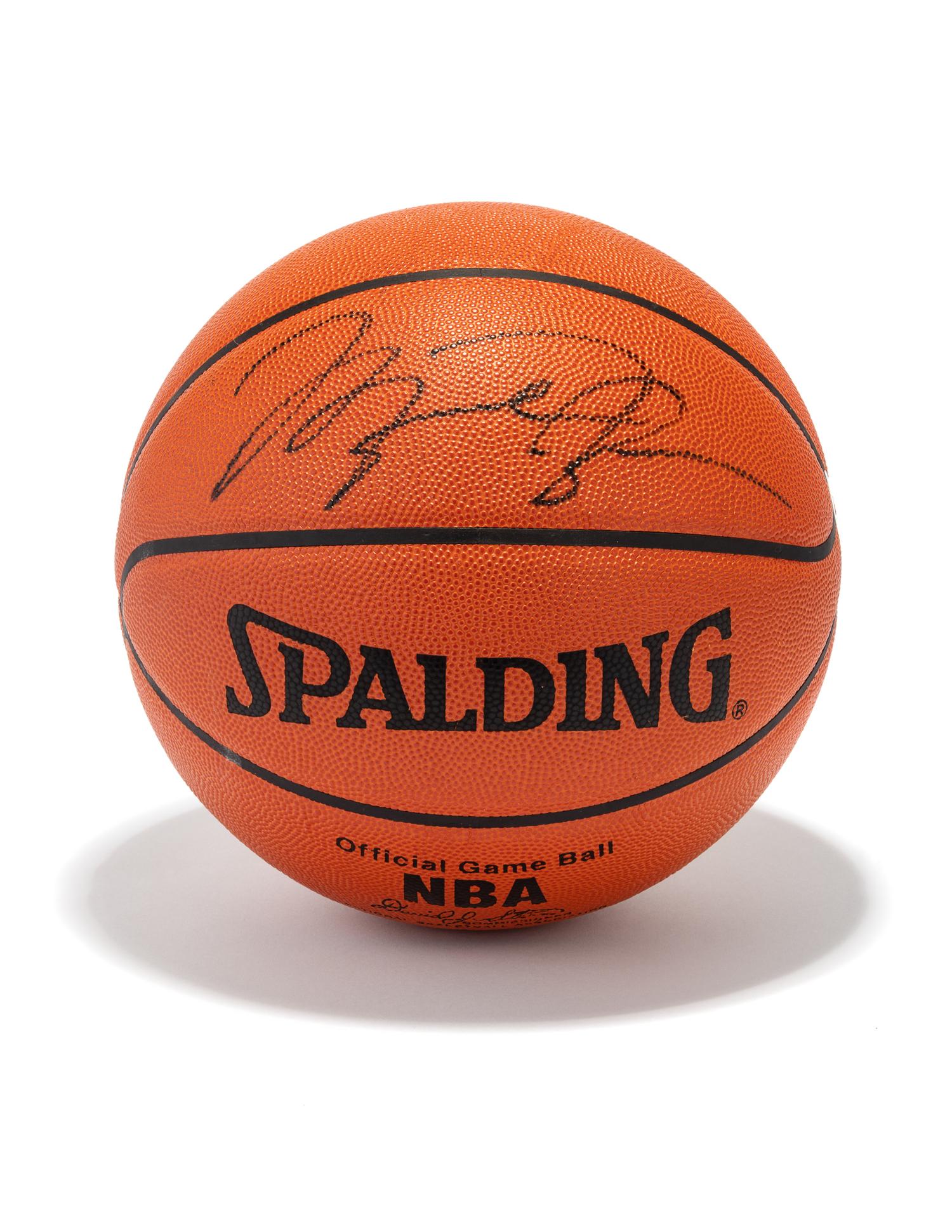 A Michael Jordan Signed Autograph Spalding Official NBA Game Basketball (Upper Deck Authenticated),