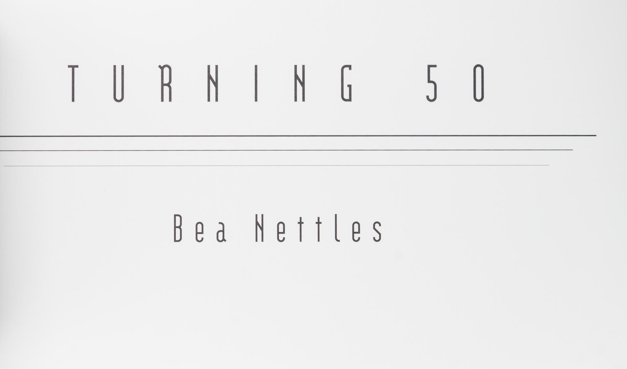 NETTLES, BEA. A Group of five works.
