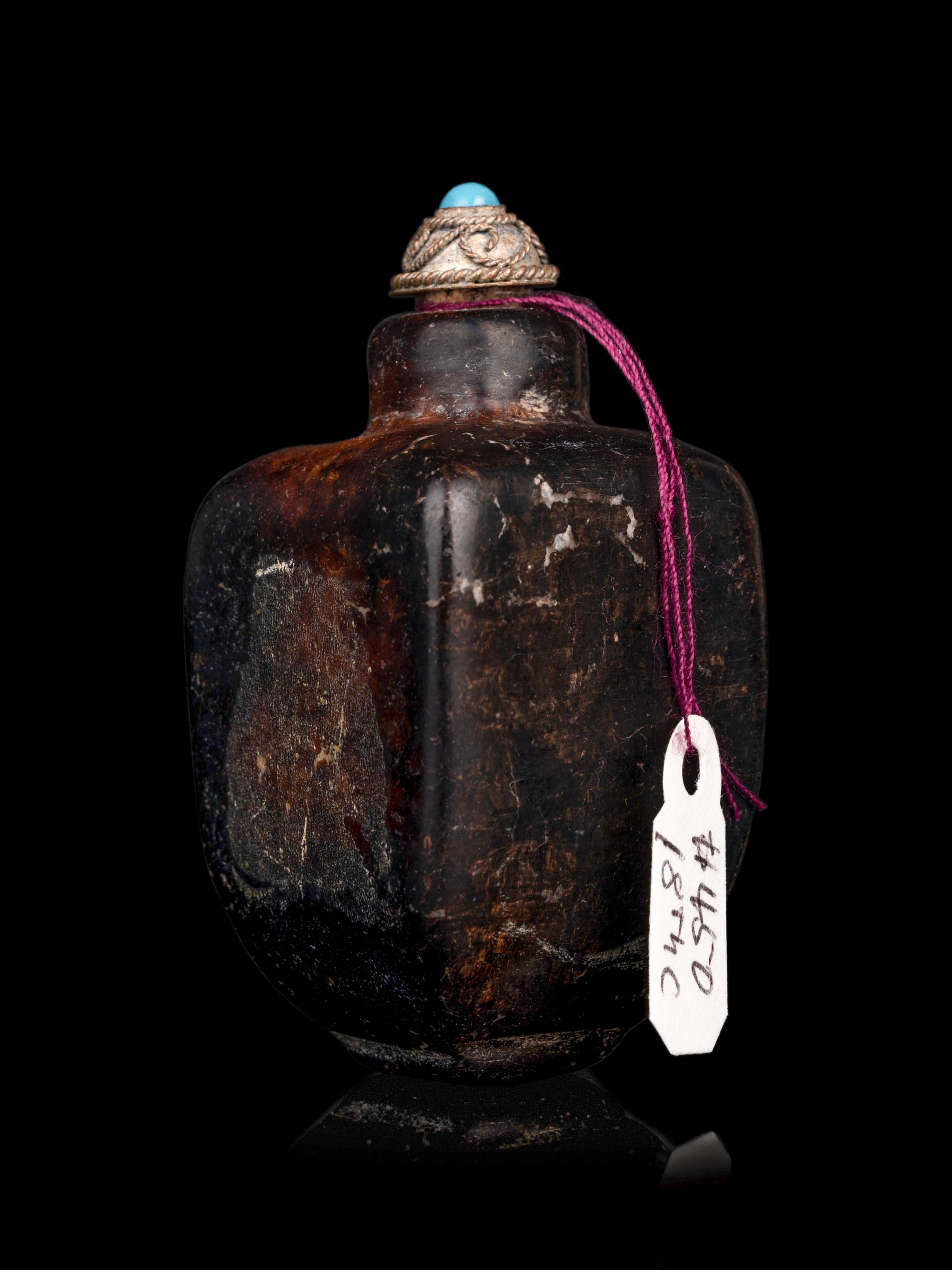 Three Chinese Hardstone Snuff Bottles