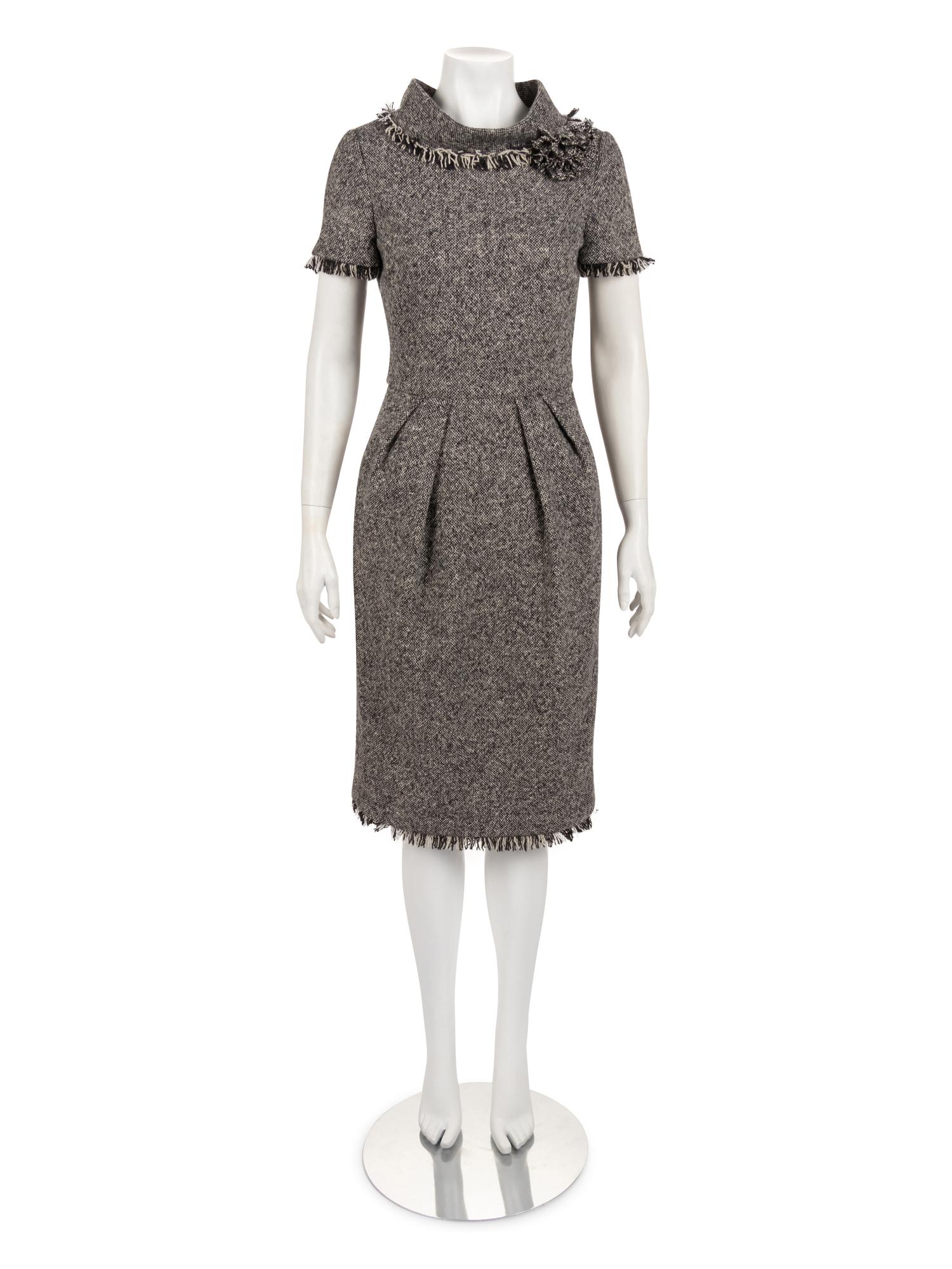 Oscar de la Renta Tweed Dress, Fall 2006