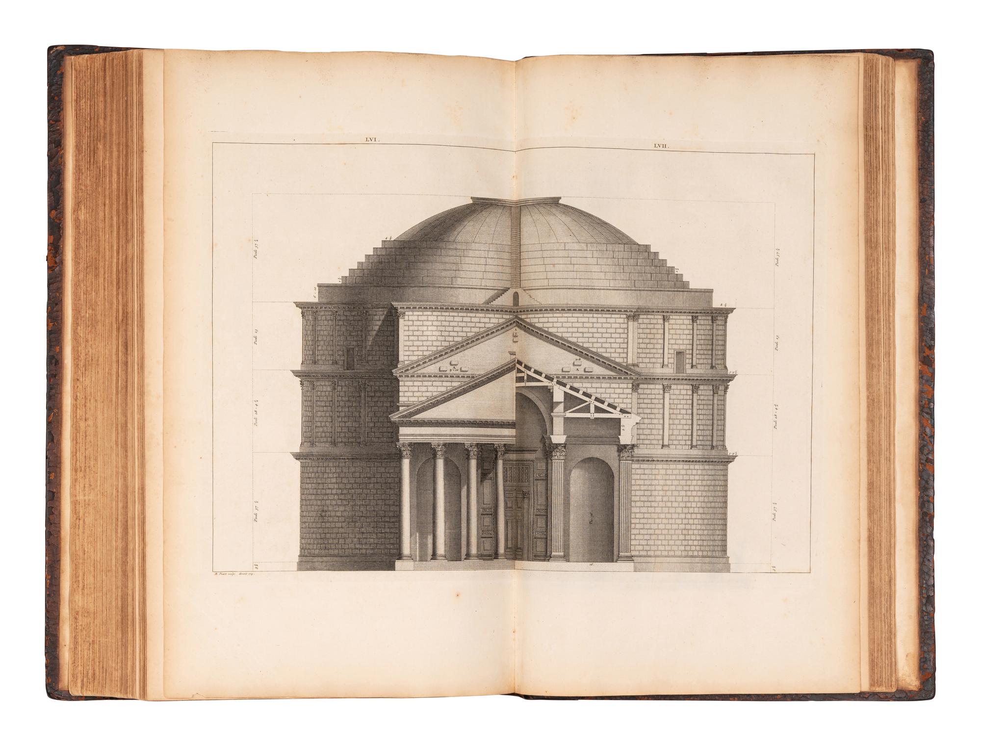 PALLADIO, Andrew (1518-1580). The Architecture of A. Palladio . London: John Darby for the author, 1721.