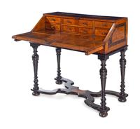 An Italian Baroque Marquetry Slant-Front Desk
