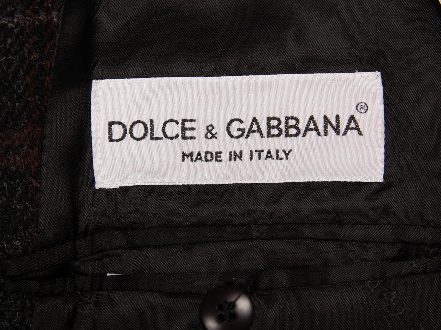 Dolce & Gabbana, Plaid Wool Jacket