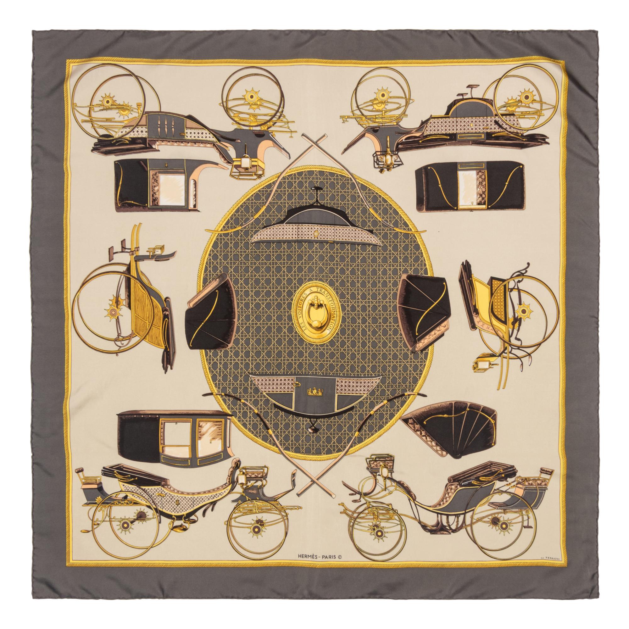 Four Hermès Scarves
