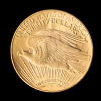 A United States 1916-S St. Gaudens $20 Gold Coin
