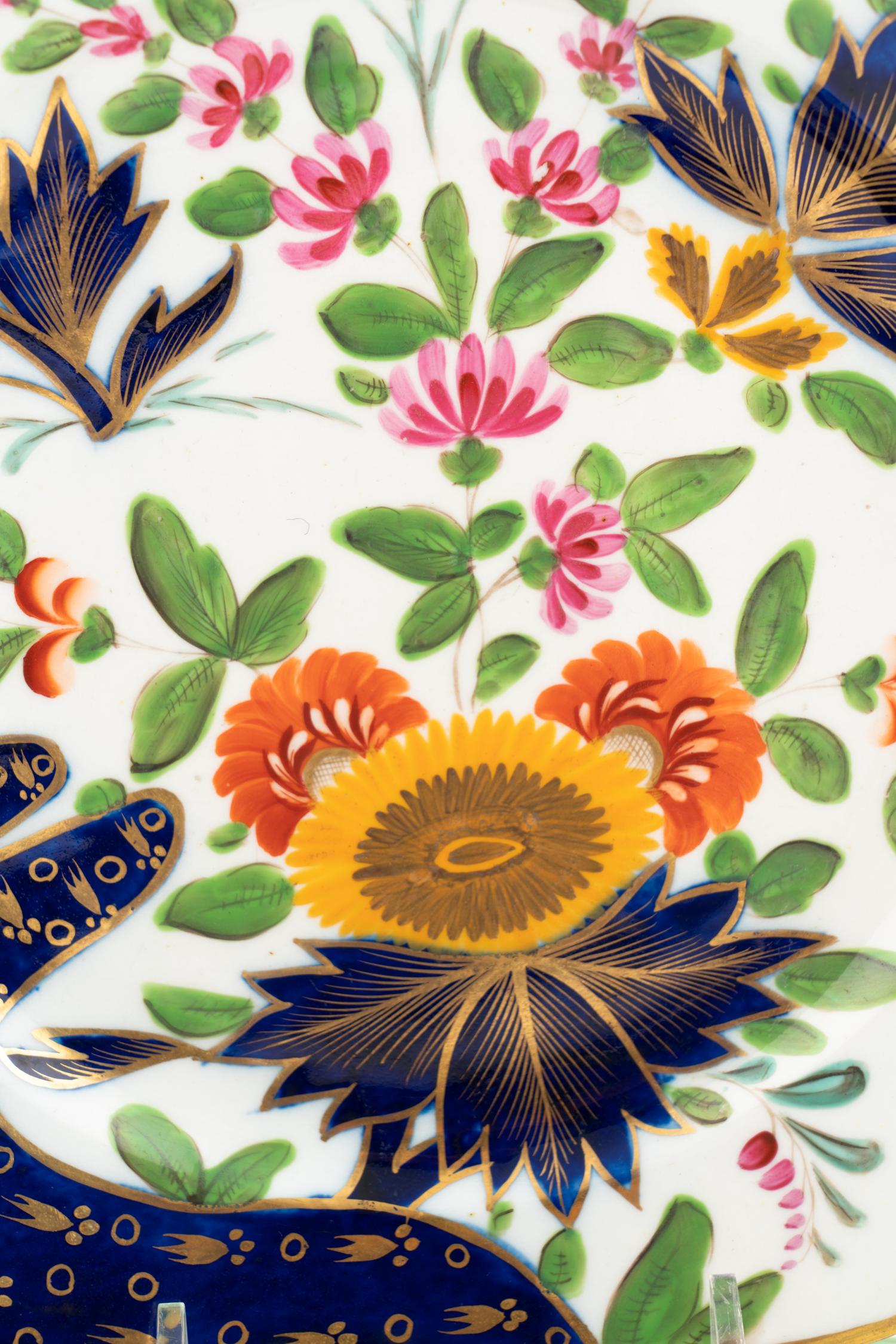 An English Porcelain Dessert Service