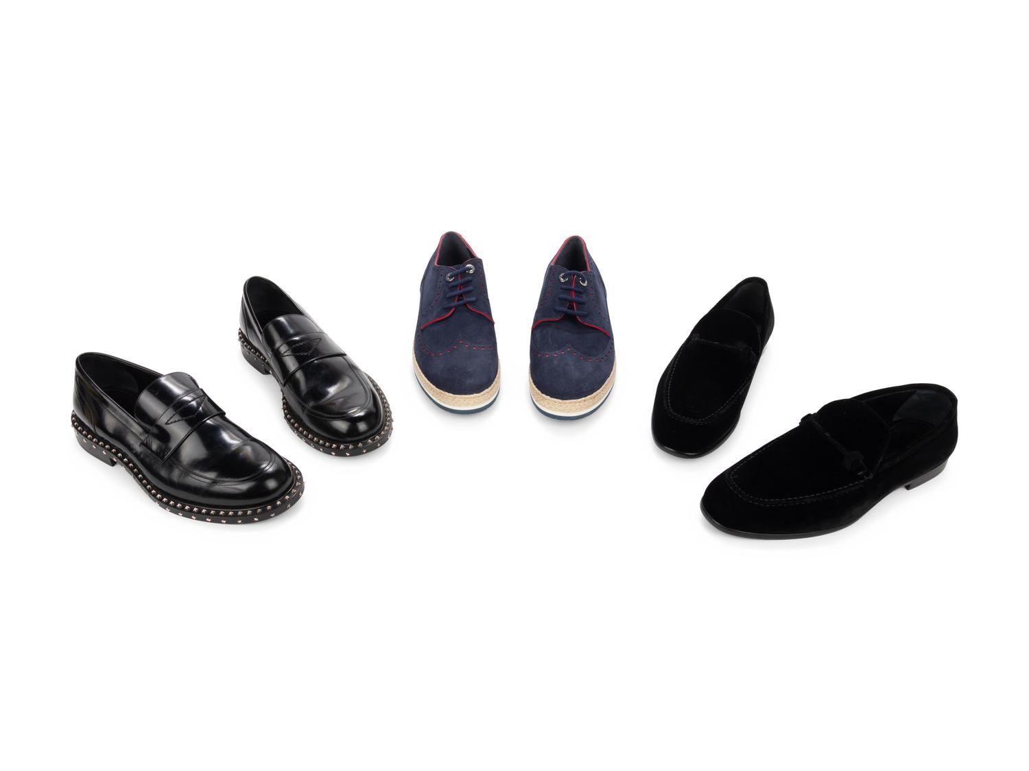 Five Pairs of Men's Designer Shoes, c. 2017 — BNY 243, 246, 245