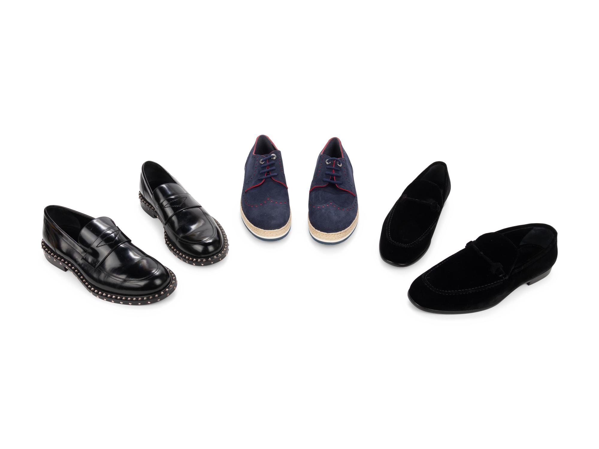 Five Pairs of Men's Designer Shoes, c. 2017 — BNY 243, 246, 245
