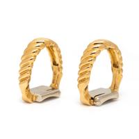 VAN CLEEF & ARPELS, YELLOW GOLD CUFFLINKS