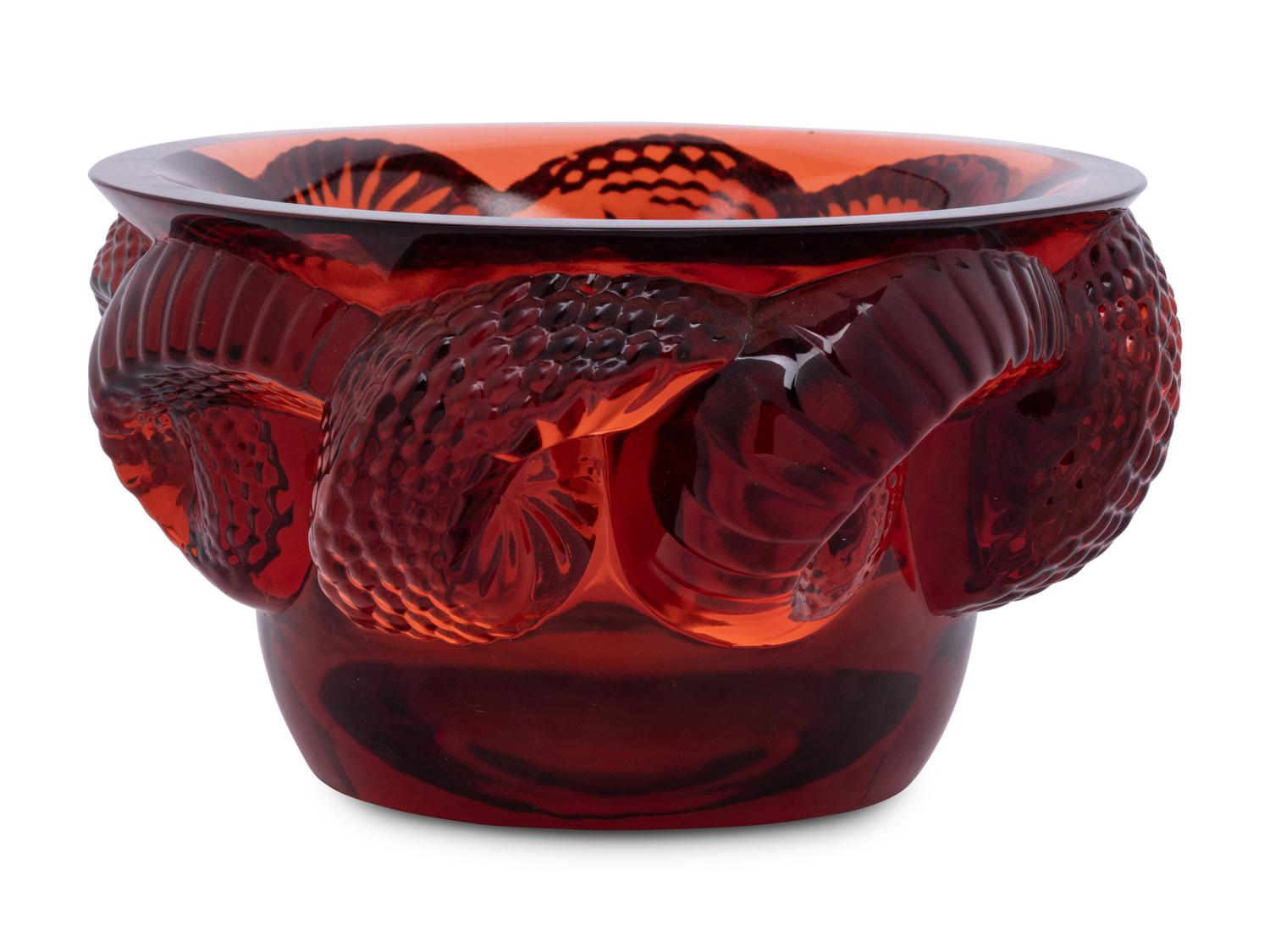 A Lalique Boa Bowl