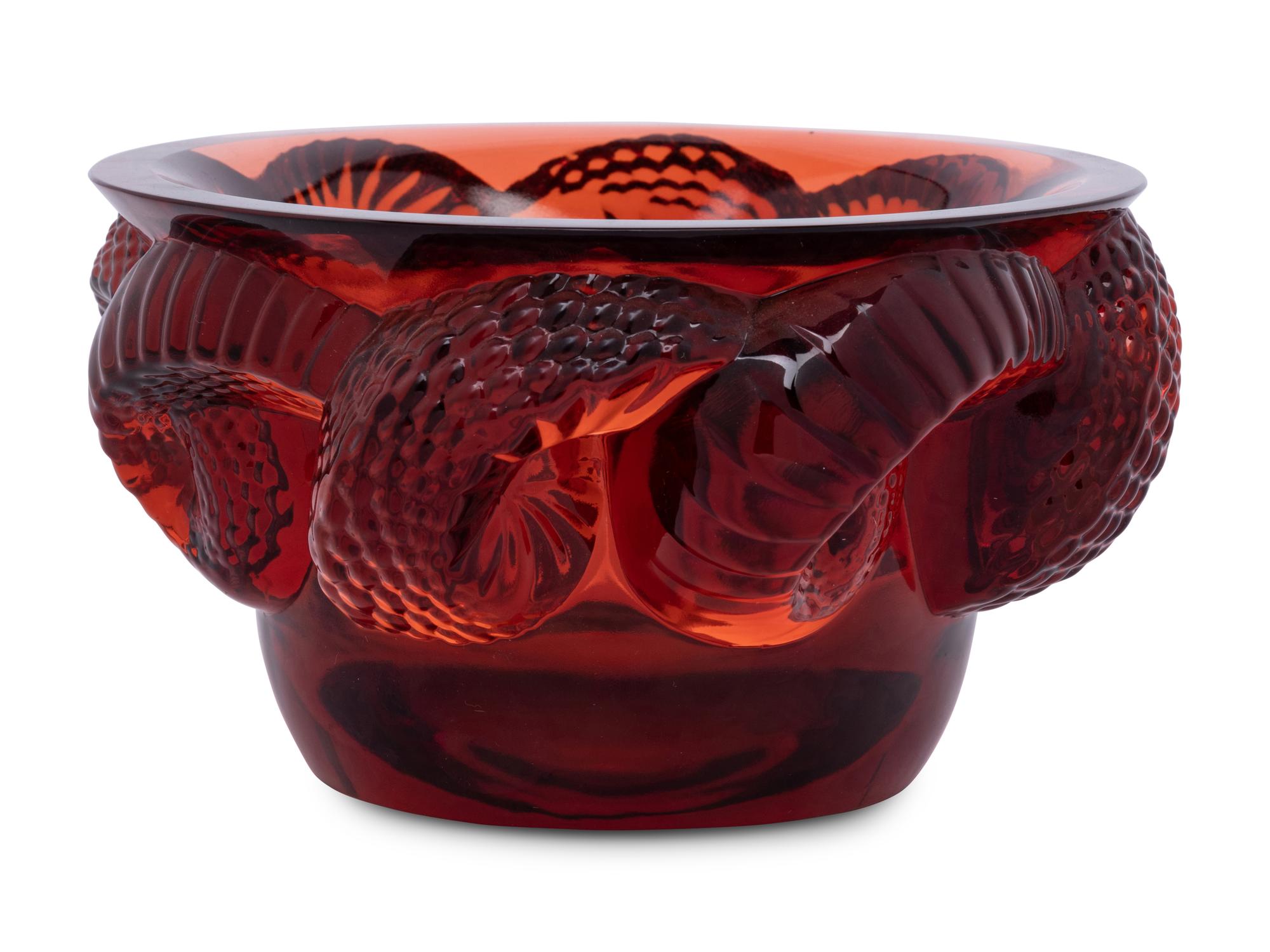 A Lalique Boa Bowl