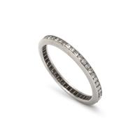 PLATINUM AND DIAMOND ETERNITY BAND