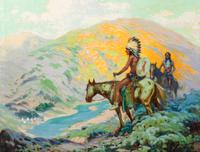 Manley K. Nash, (American, 1882-1947), The Scouting Party