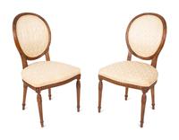 A Set of Four Louis XVI Style Side Chairs
