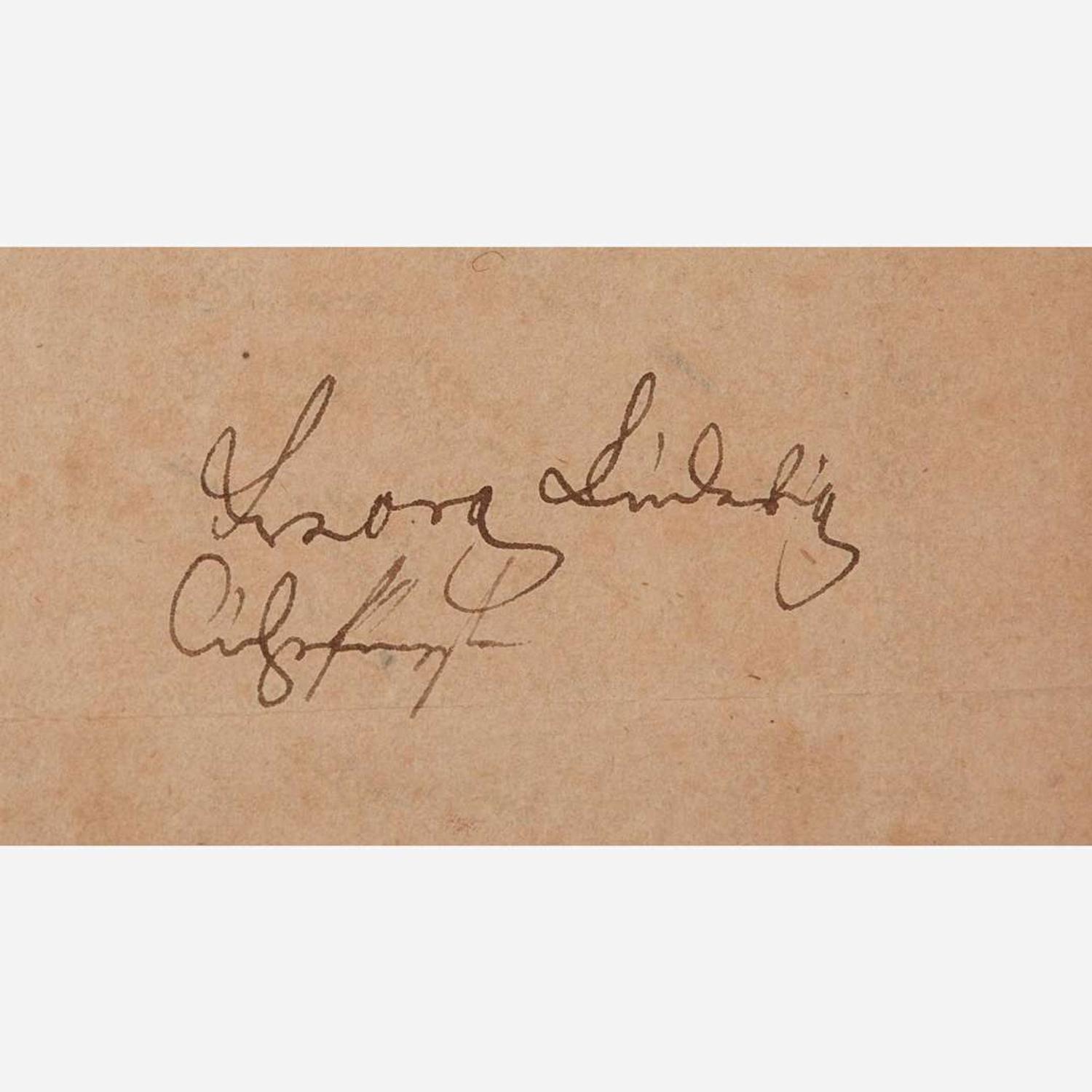 [Autographs & Manuscripts] [George I] Ludwig, Georg Manuscript Letter, signed