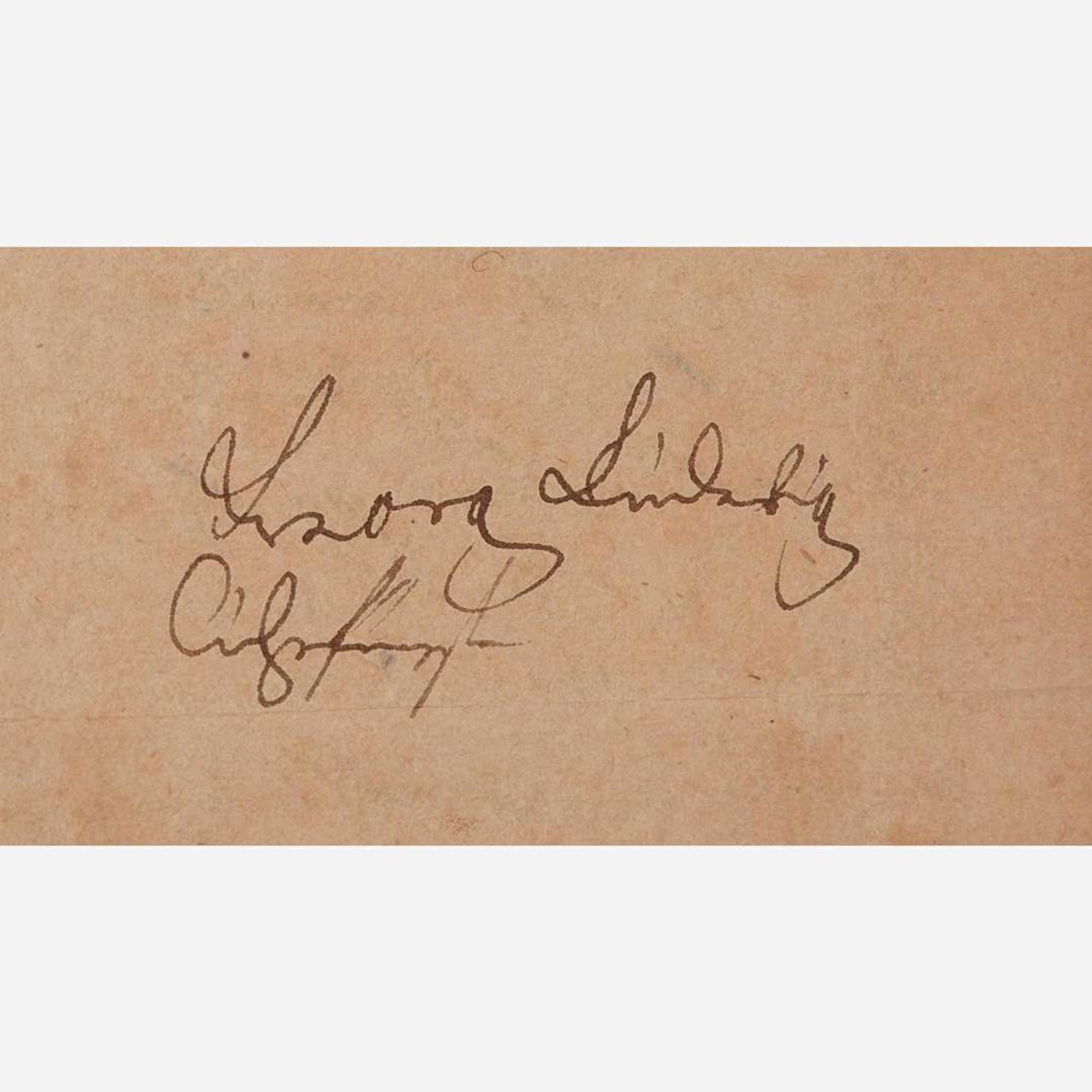 [Autographs & Manuscripts] [George I] Ludwig, Georg Manuscript Letter, signed