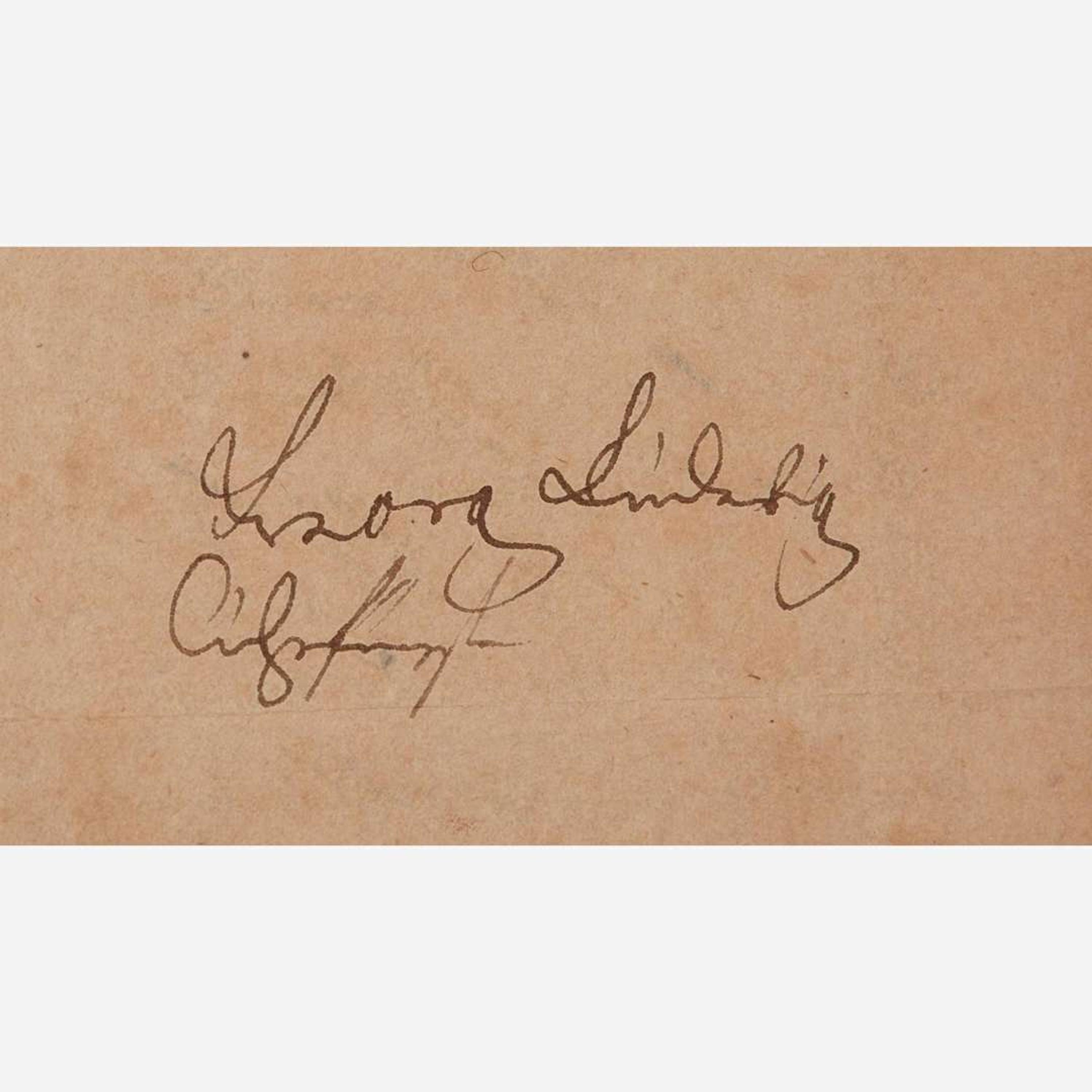 [Autographs & Manuscripts] [George I] Ludwig, Georg Manuscript Letter, signed