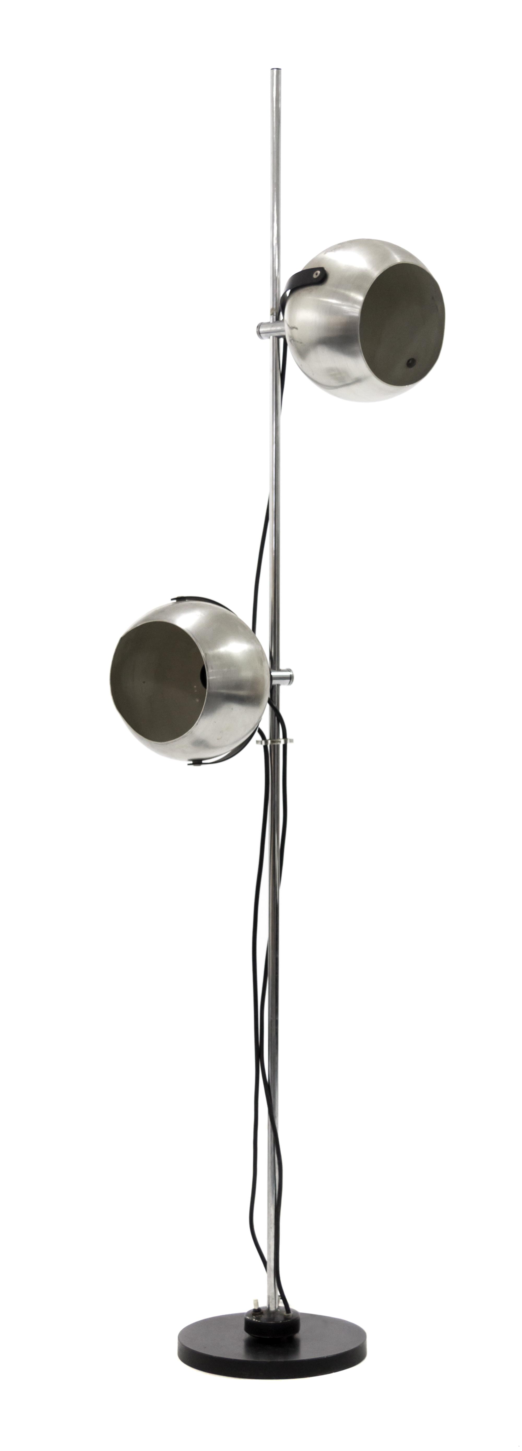 A Floor Lamp, J.J.M Hoogervorst for Anvia Height 57 1/4 inches.