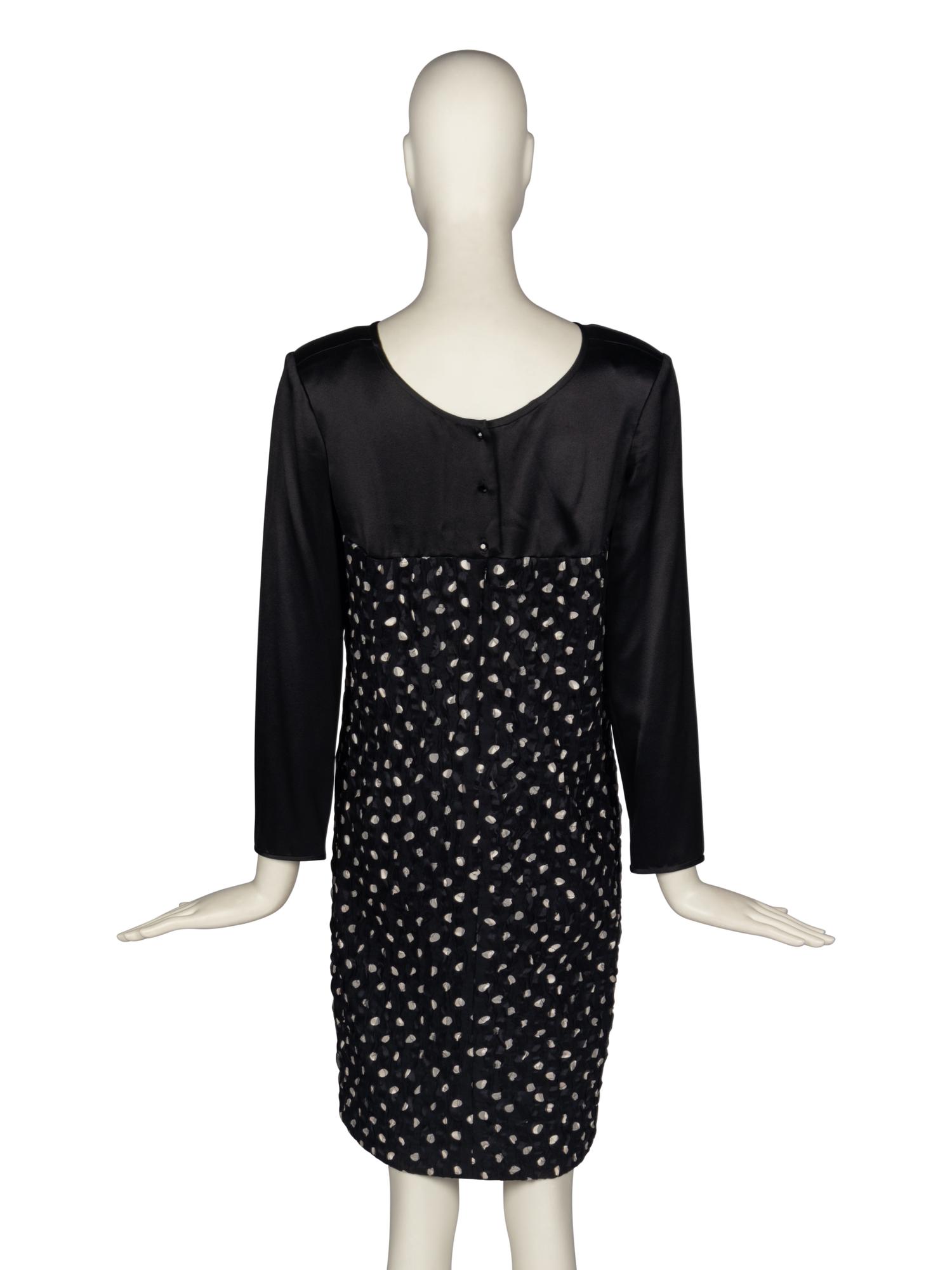 Geoffrey Beene Polka Dot Silk Dress and Jacket
