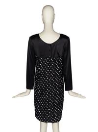 Geoffrey Beene Polka Dot Silk Dress and Jacket
