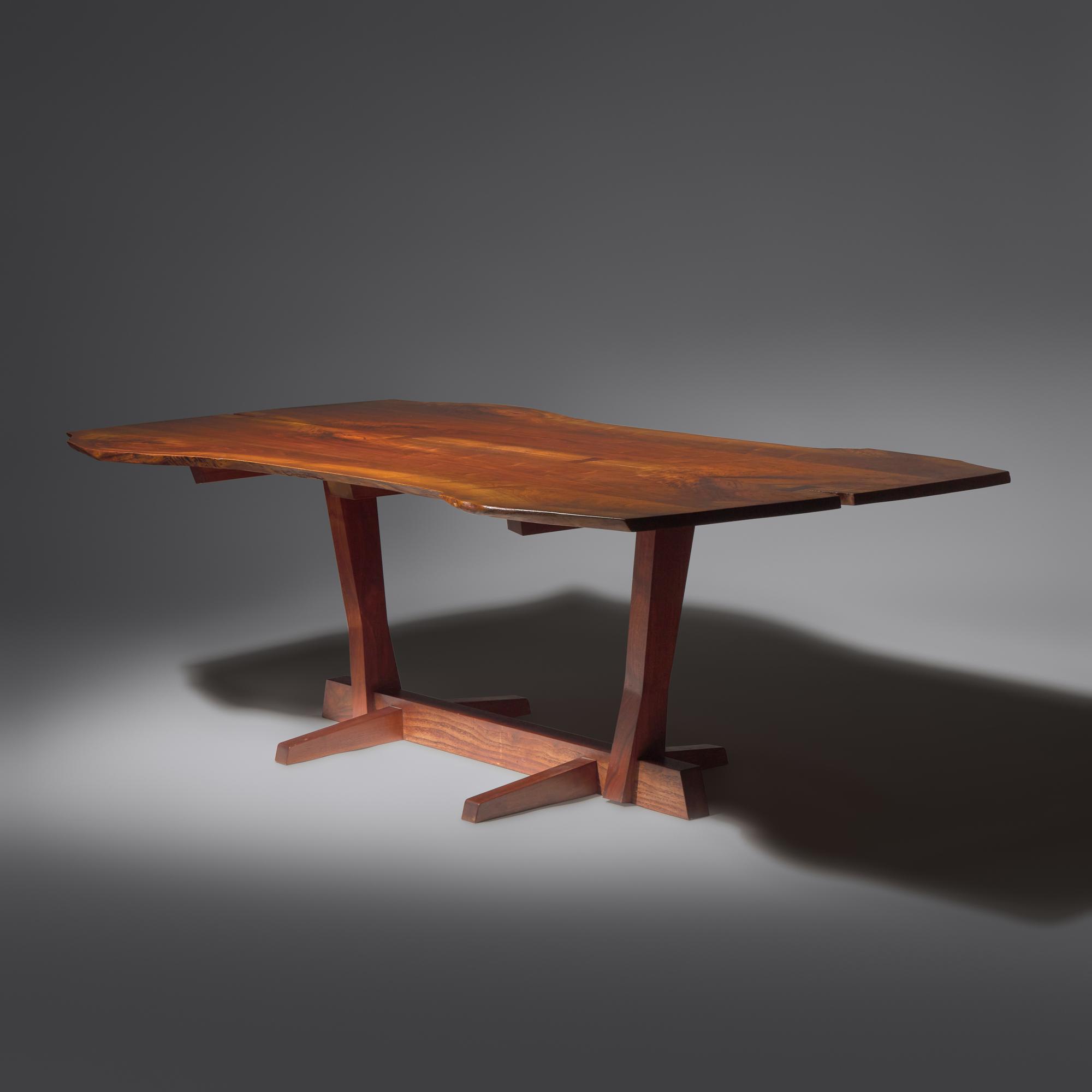 Conoid dining table with 4 butterfly joints, 1971