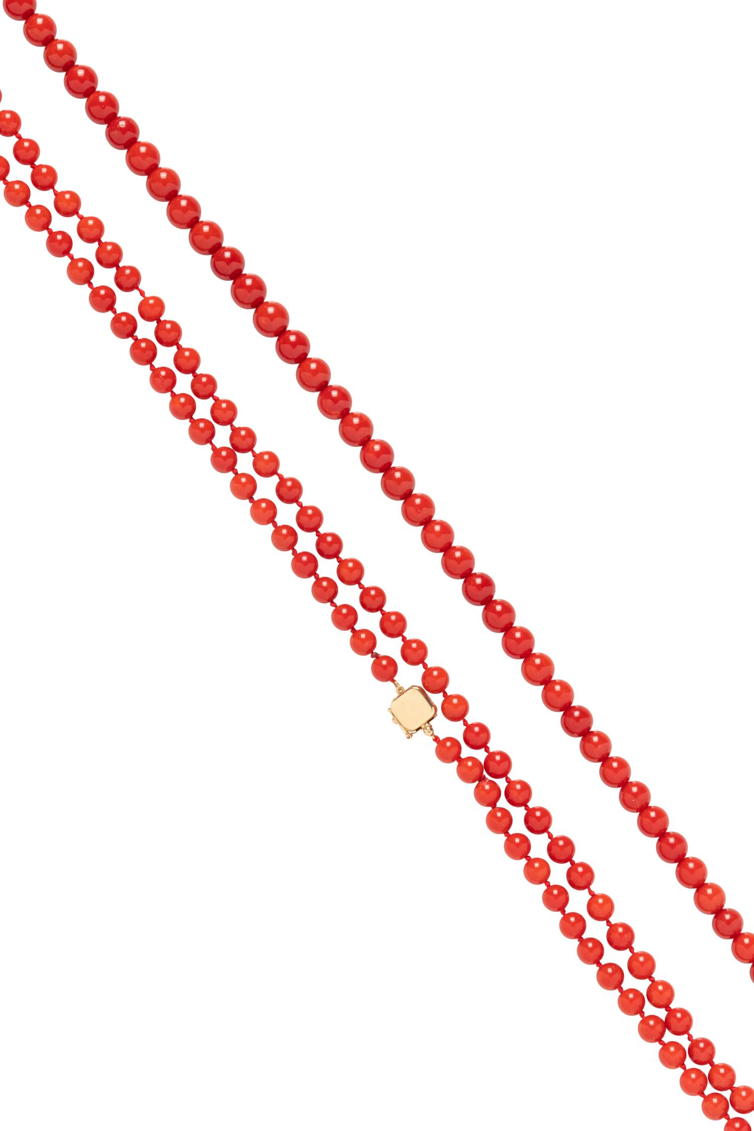 CORAL BEAD SET
