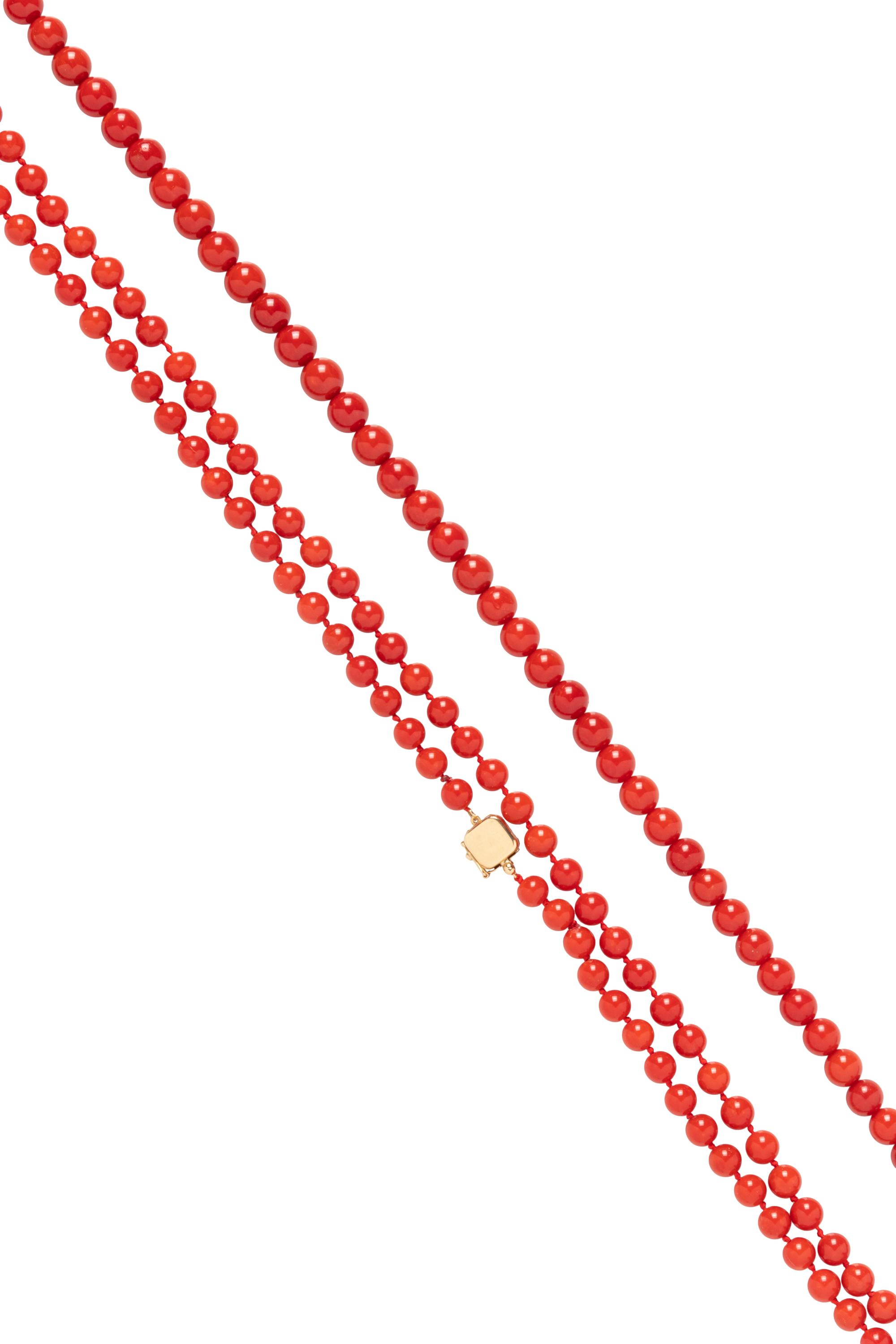 CORAL BEAD SET