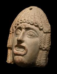 A Roman Terracotta Theater Mask