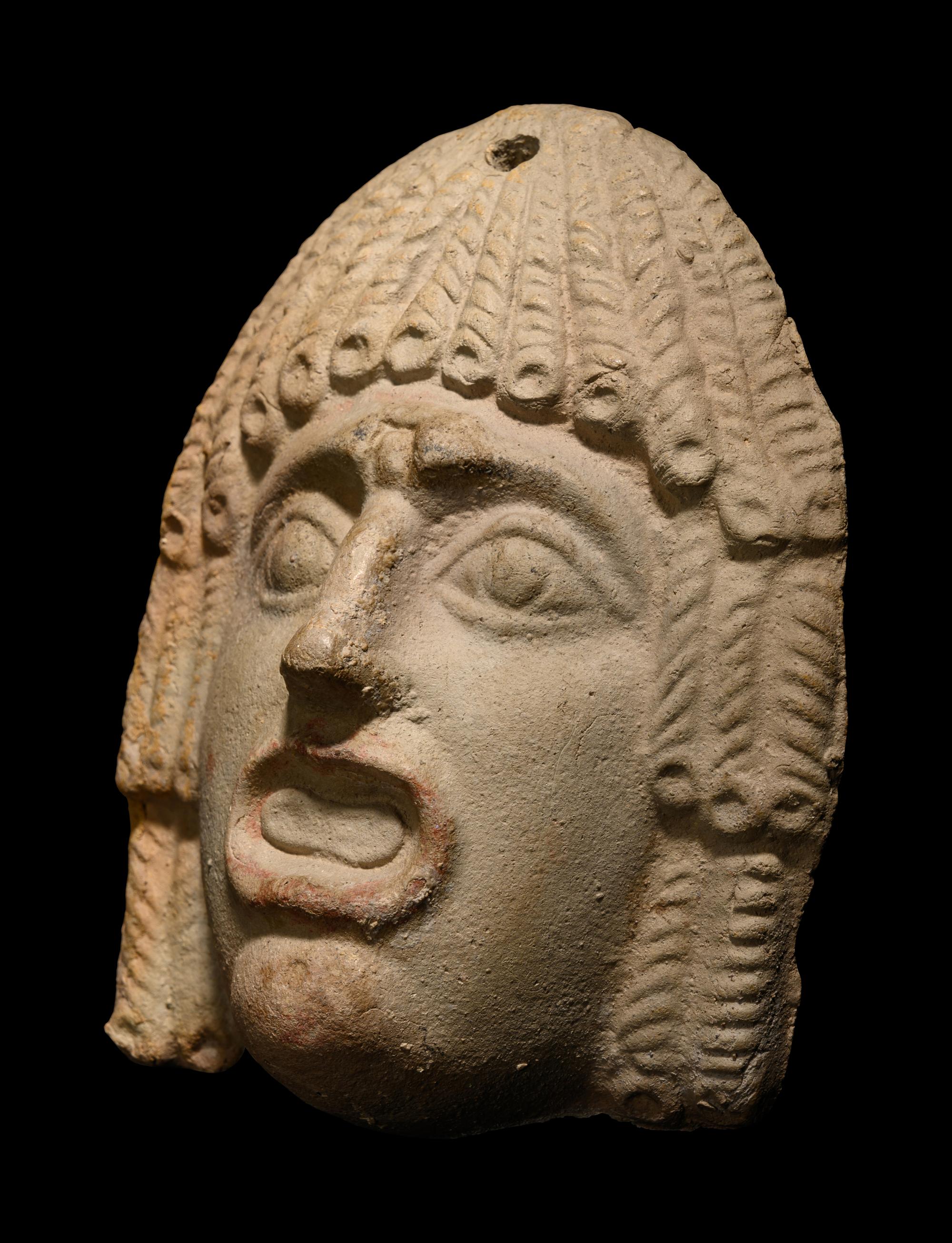 A Roman Terracotta Theater Mask