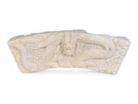A Continental Carved Marble Arch Fragment — 19TH CENTURY