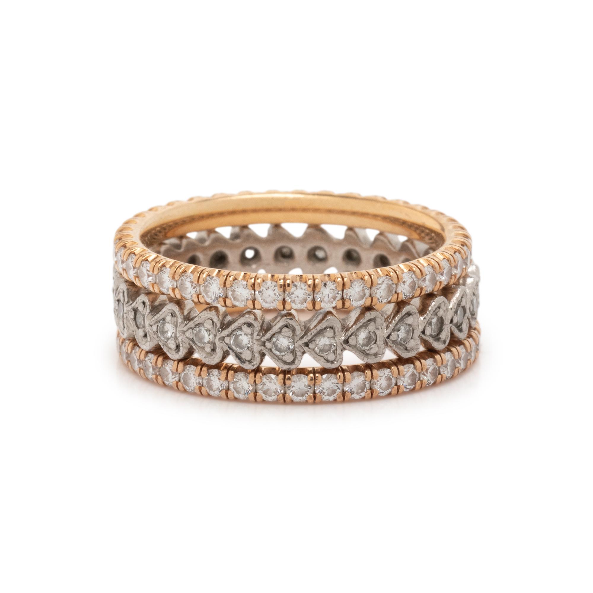 COLLECTION OF DIAMOND ETERNITY BANDS
