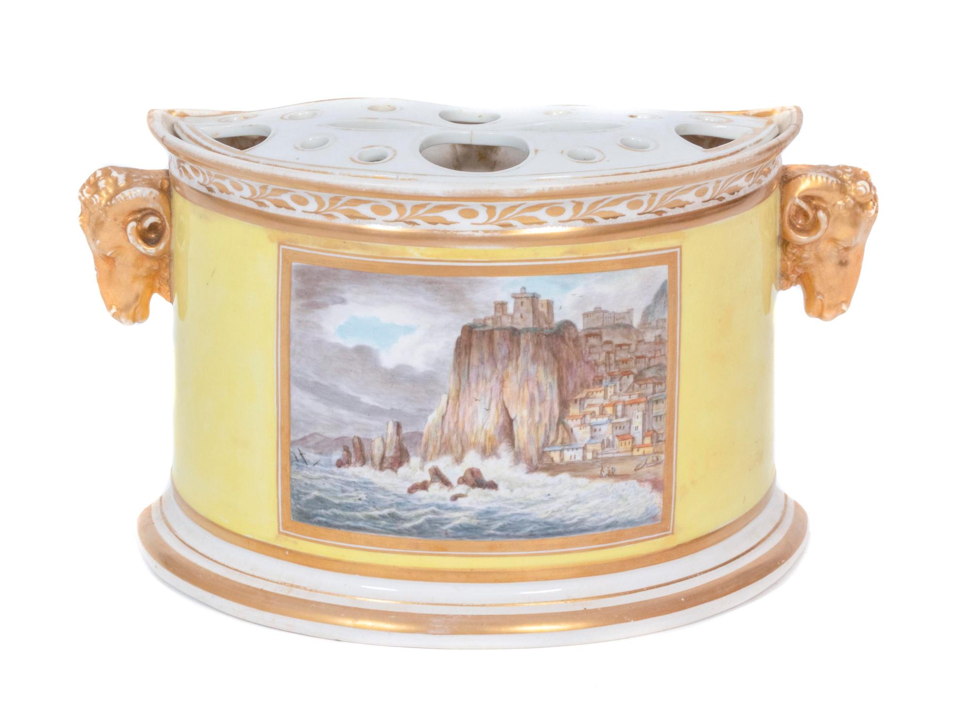 A Crown Derby Porcelain Bough Pot — 19TH CENTURY