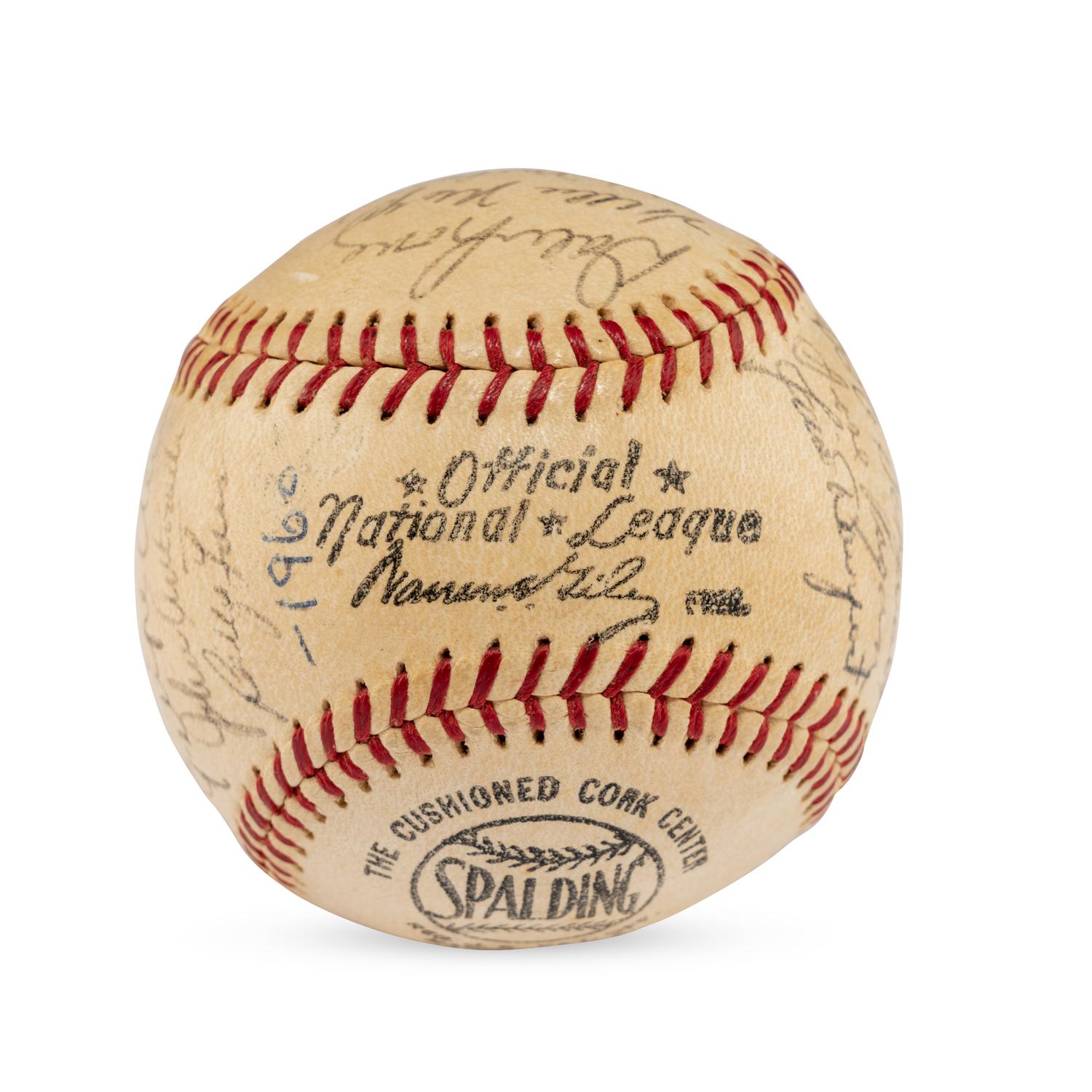 A 1960 San Francisco Giants Team Signed Autograph Baseball