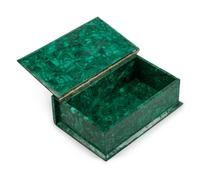 A Jewel-Mounted Malachite Book Box