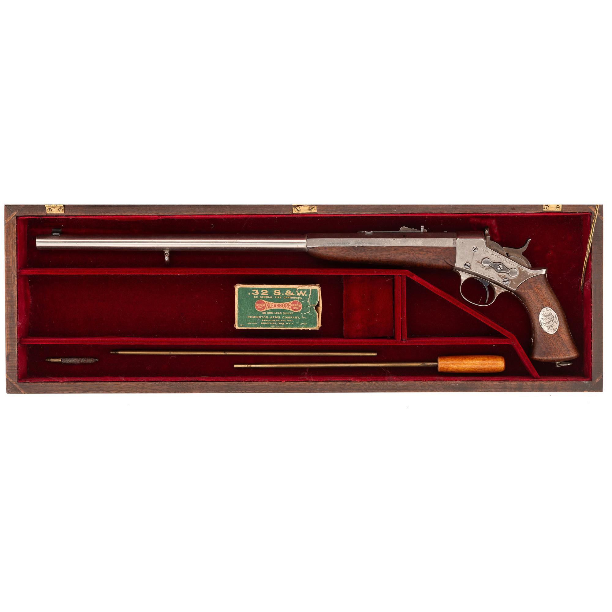 Remington Nickel Refinish Pistol in .32 S&W