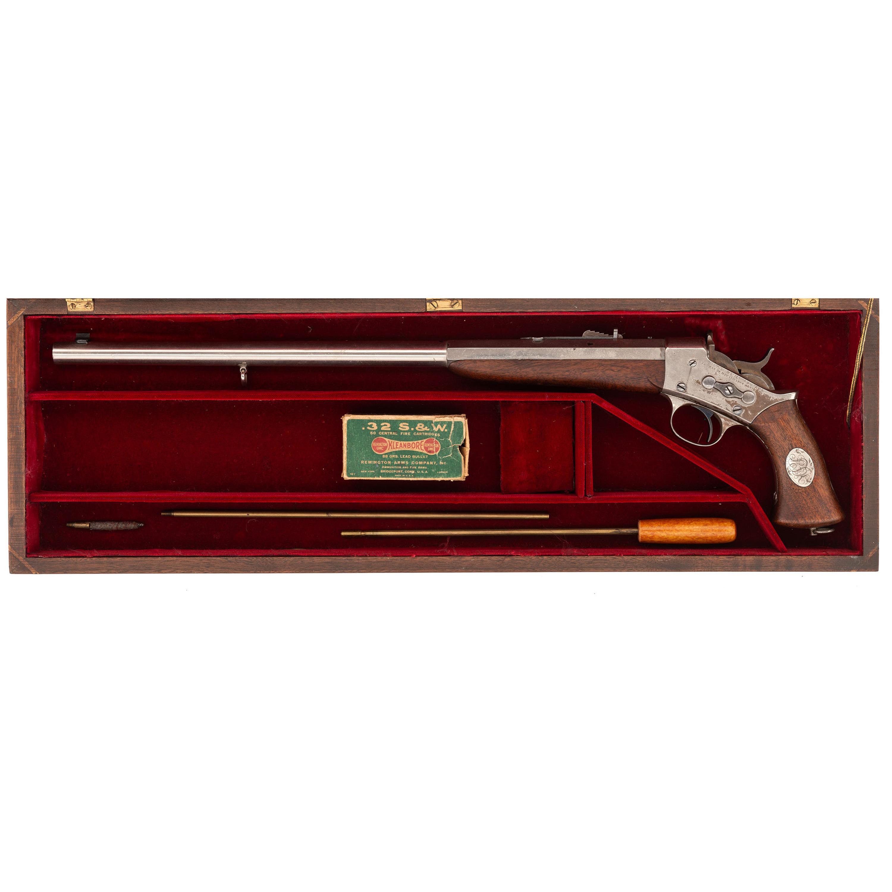Remington Nickel Refinish Pistol in .32 S&W