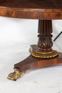 A Regency Rosewood Breakfast Table